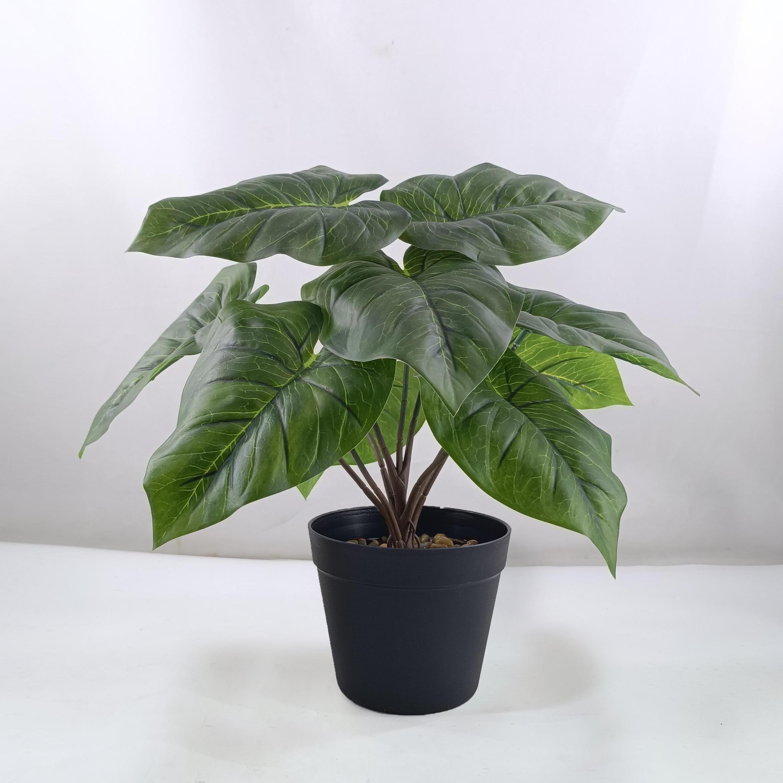 Taro leaf simulation potted home decoration