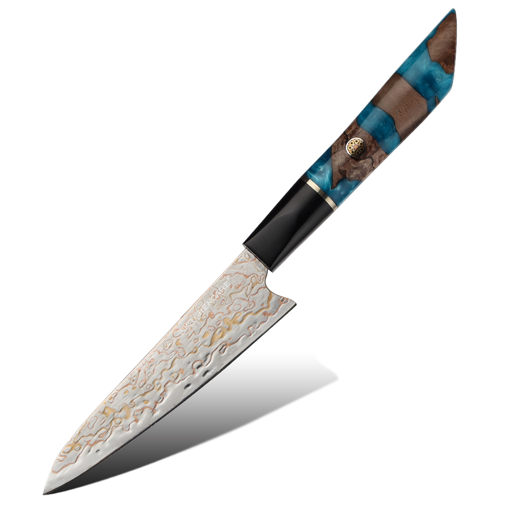 Hip-home Damascus steel kitchen knife professional custom utility knife