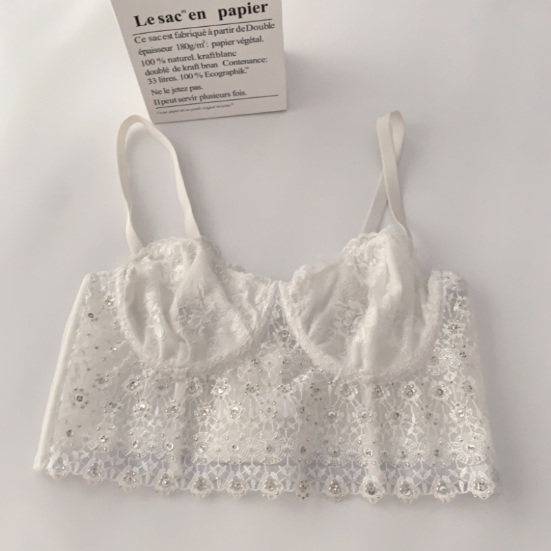 New Diamond-encrusted Women's Lace Camisole Sexy Lingerie