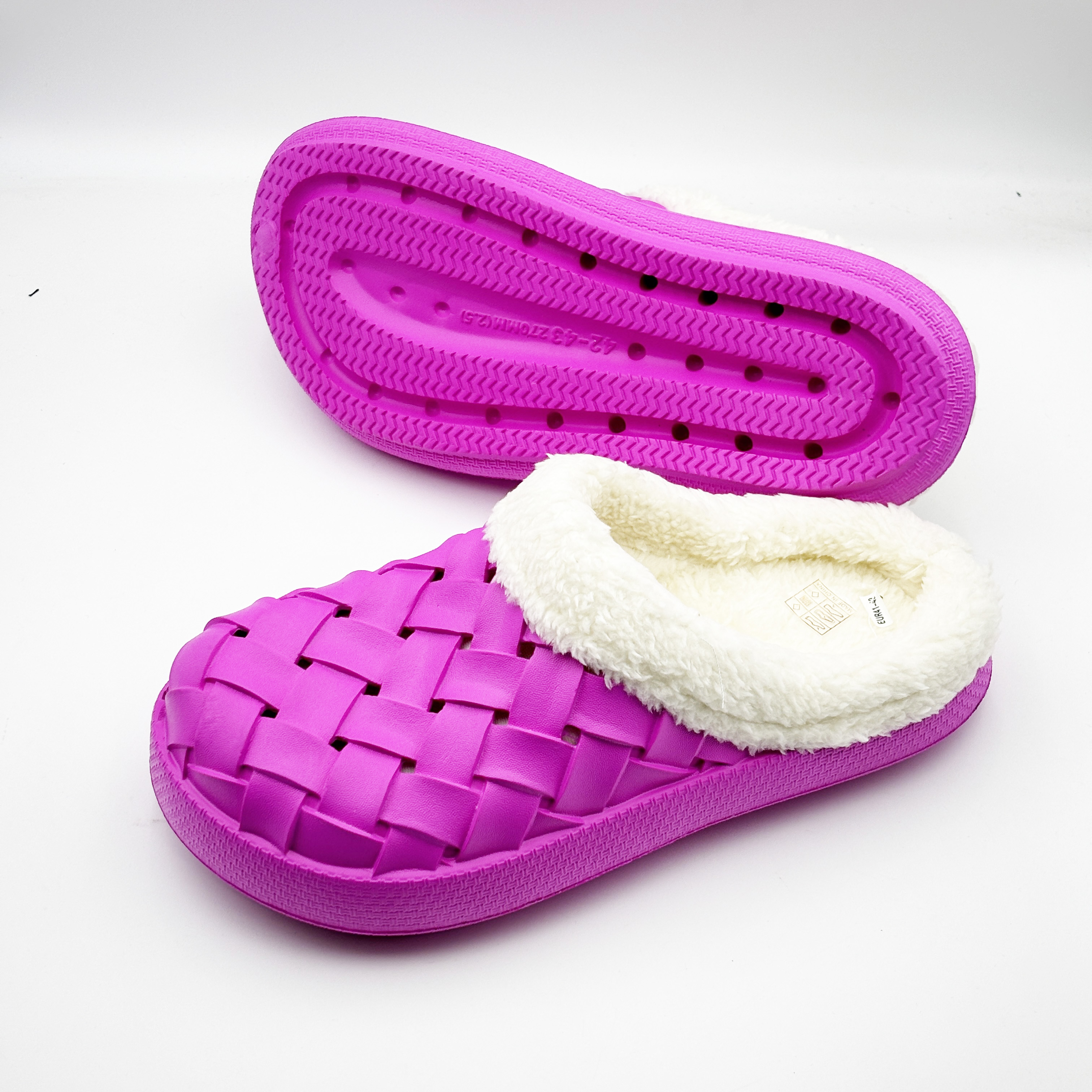 Women EVA Slippers, Removal Fur lining, Free Odor, Harmless materials,