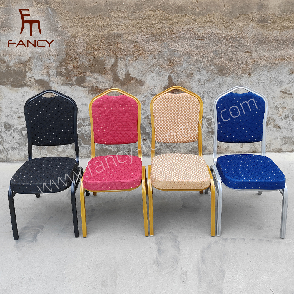 Banquet Furniture Restaurant Wedding Lobby for Dining Room Steel Reception Modern Luxury Gold