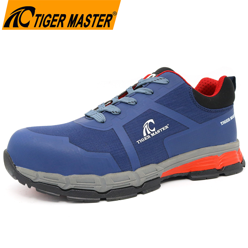 Rubber Outsole Fiberglass Toe Anti Static Safety Shoes