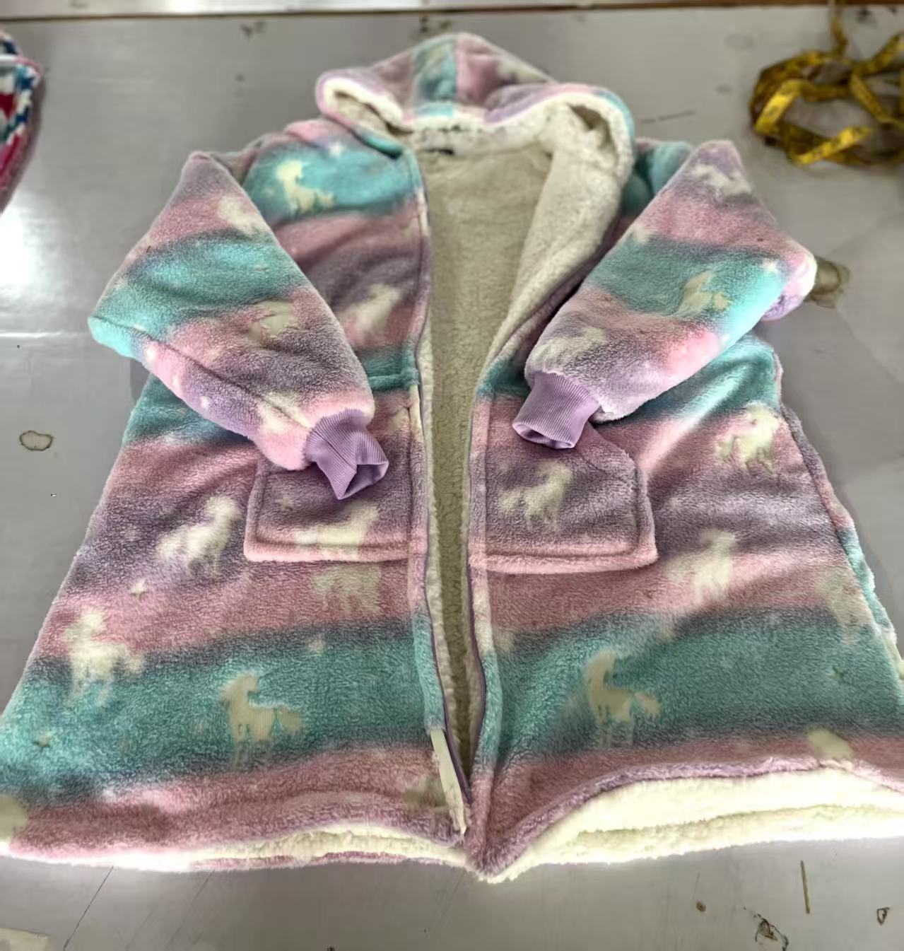 Sherpa Micro Fleece Lined Wearable Blanket Hoodie for indoors outdoors and all occasion lounging