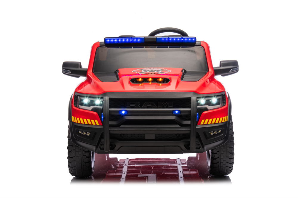 24V Fire Truck Ride on Toys Licensed RAM Fire Engine 4X4 Giant Firetrucks Firefighter Fireman CARS