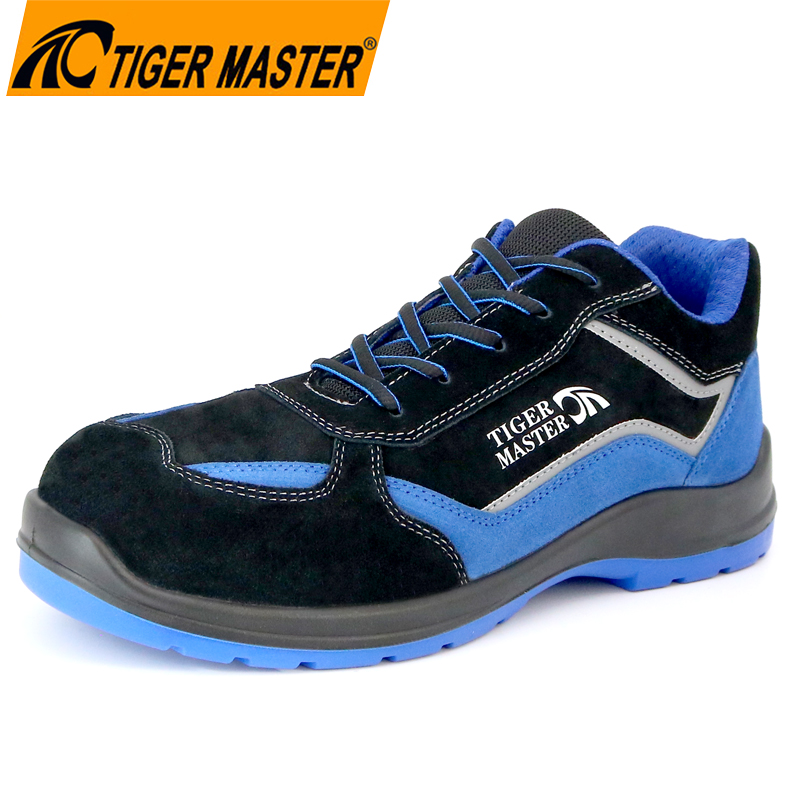 Men's Microfiber Leather Security Safety Shoes