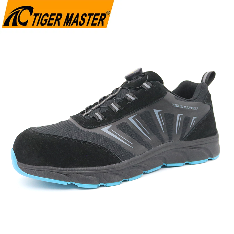 Twist Lock System Steel Toe Sport Safety Shoes for Men