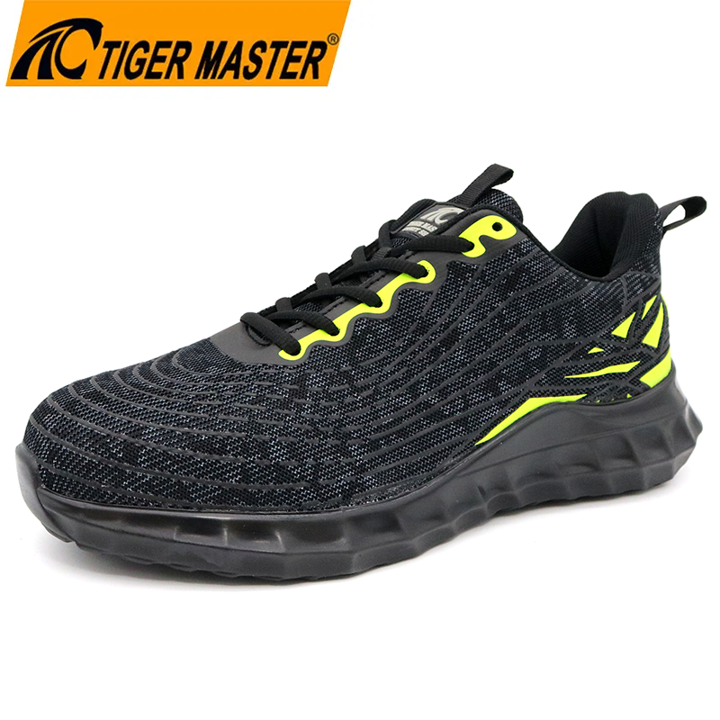 PU Sole Steel Toe Safety Sporty Shoes