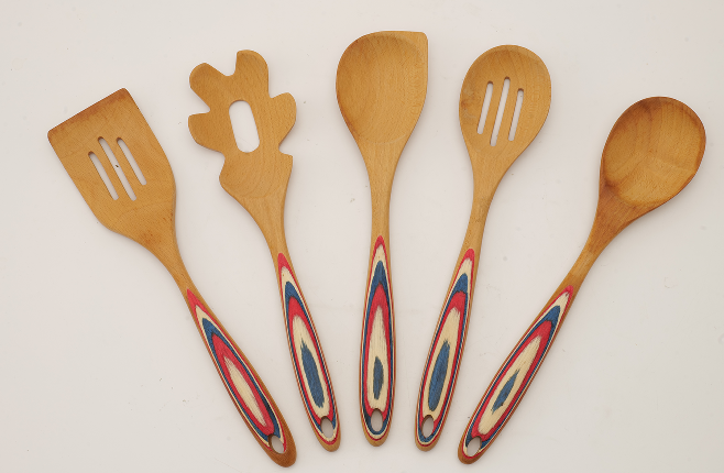 ​​Wooden Kitchen Utensil Set​​