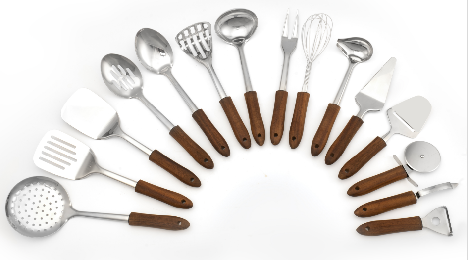 Stainless steel kitchenware set
