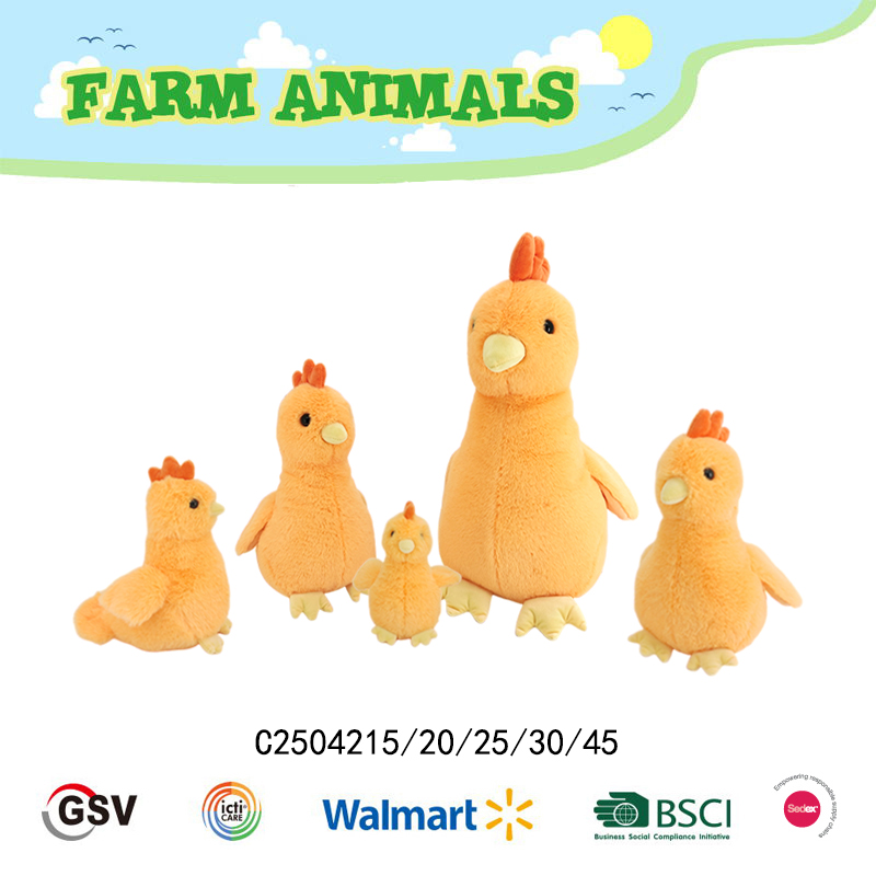 Farm Animals Chicken Gtst Plush Toy(c2504215_20)