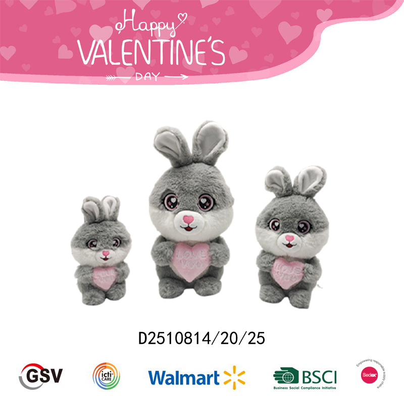 Valentine animals Rabbit GTST PLUSH TOY（D2510814）