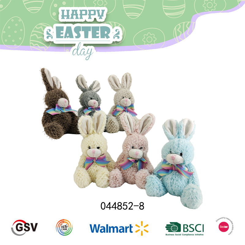 Easter Animals Rabbit Gtst Plush Toy（044852-8）
