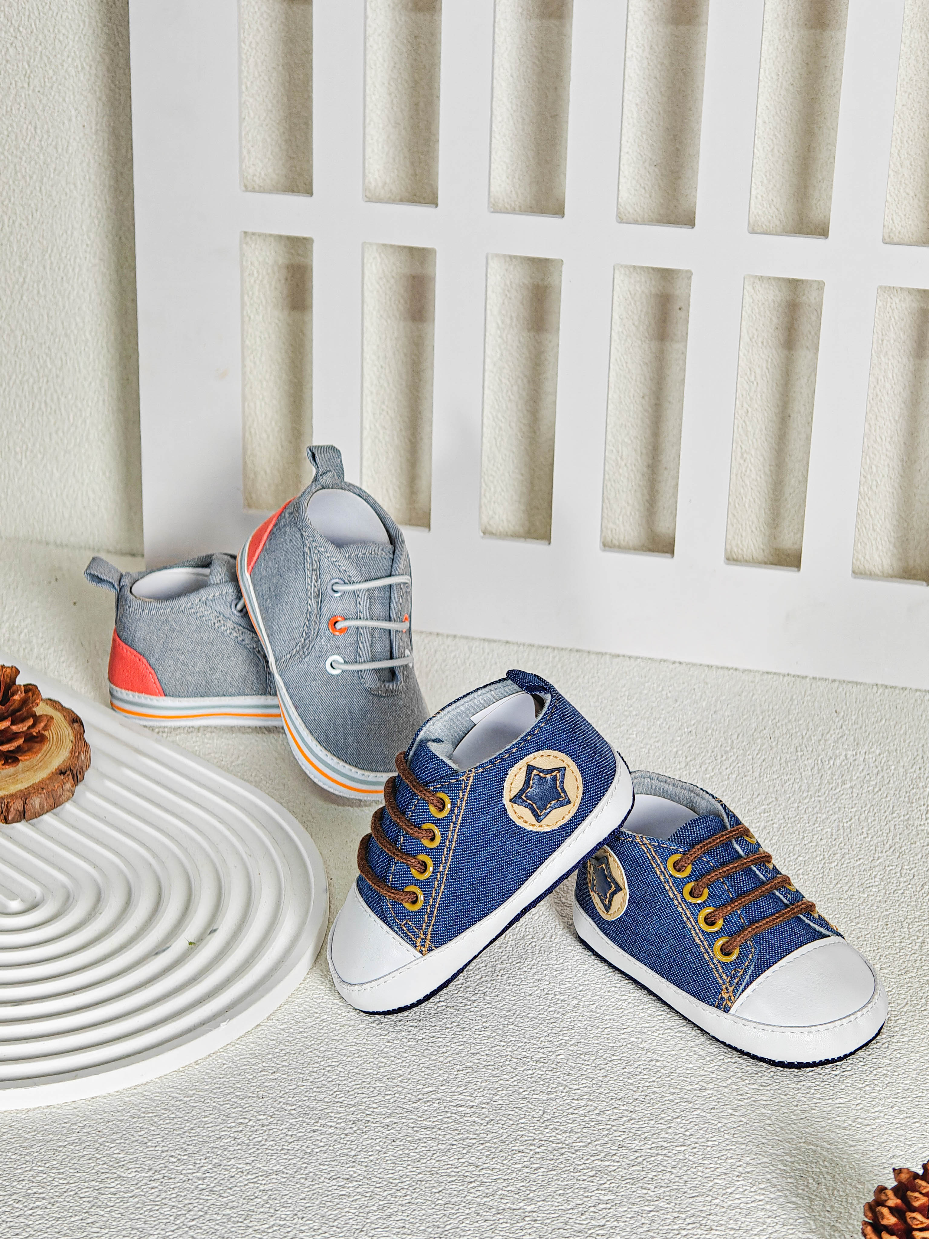 Yuesheng Baby Boys Shoes Toddler Comfortable Breathable Canvas Shoes