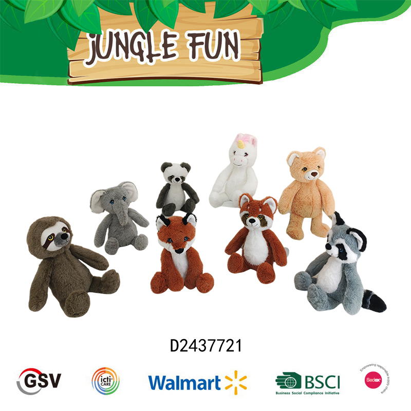 WILD ANIMALS Fox Elephant Panda GTST PLUSH TOY(D2437721)
