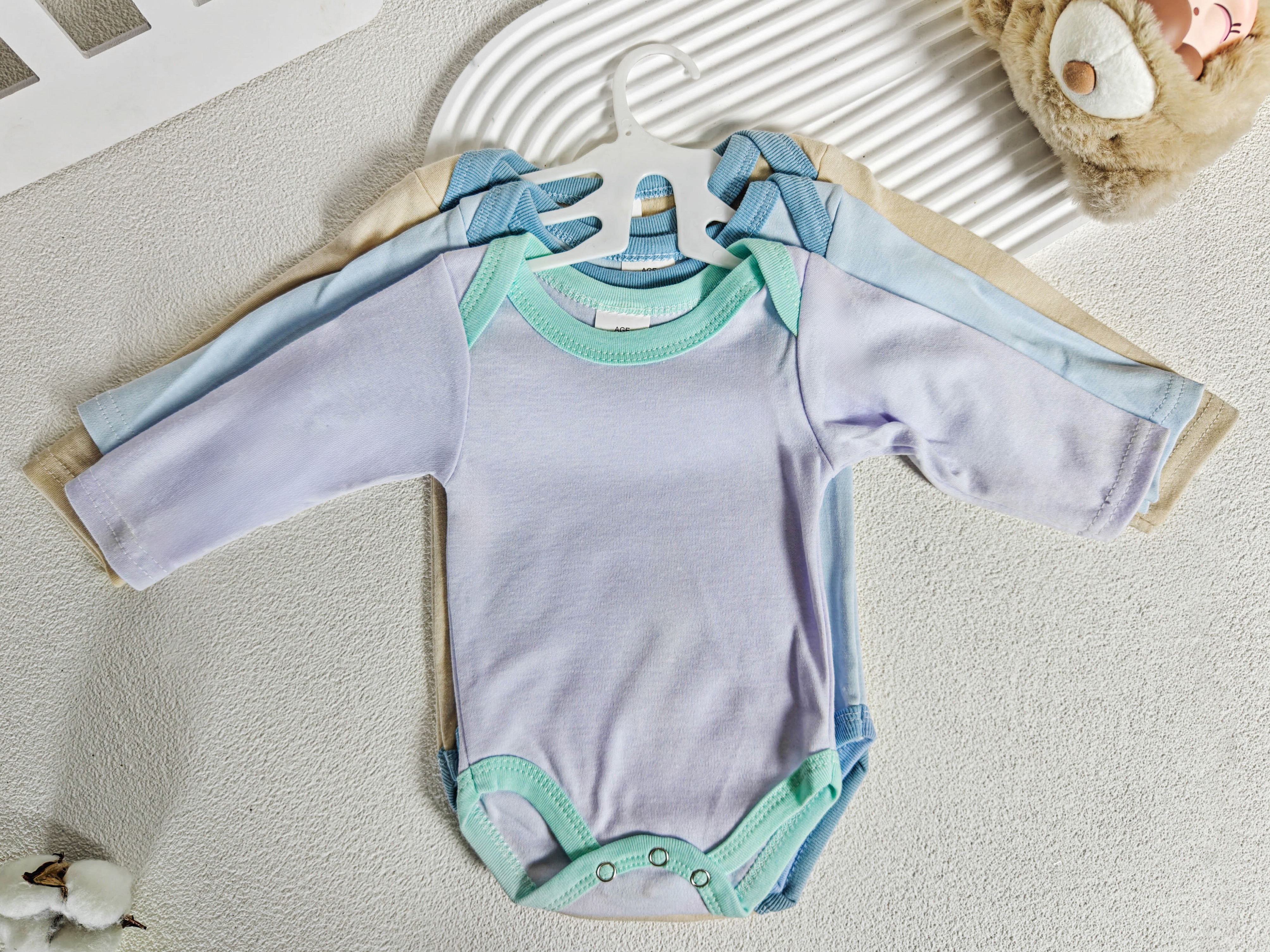 Yusehng Baby Romper Jump Suit Breathable Long-Sleeved One-Piece Suit Cotton Clothes