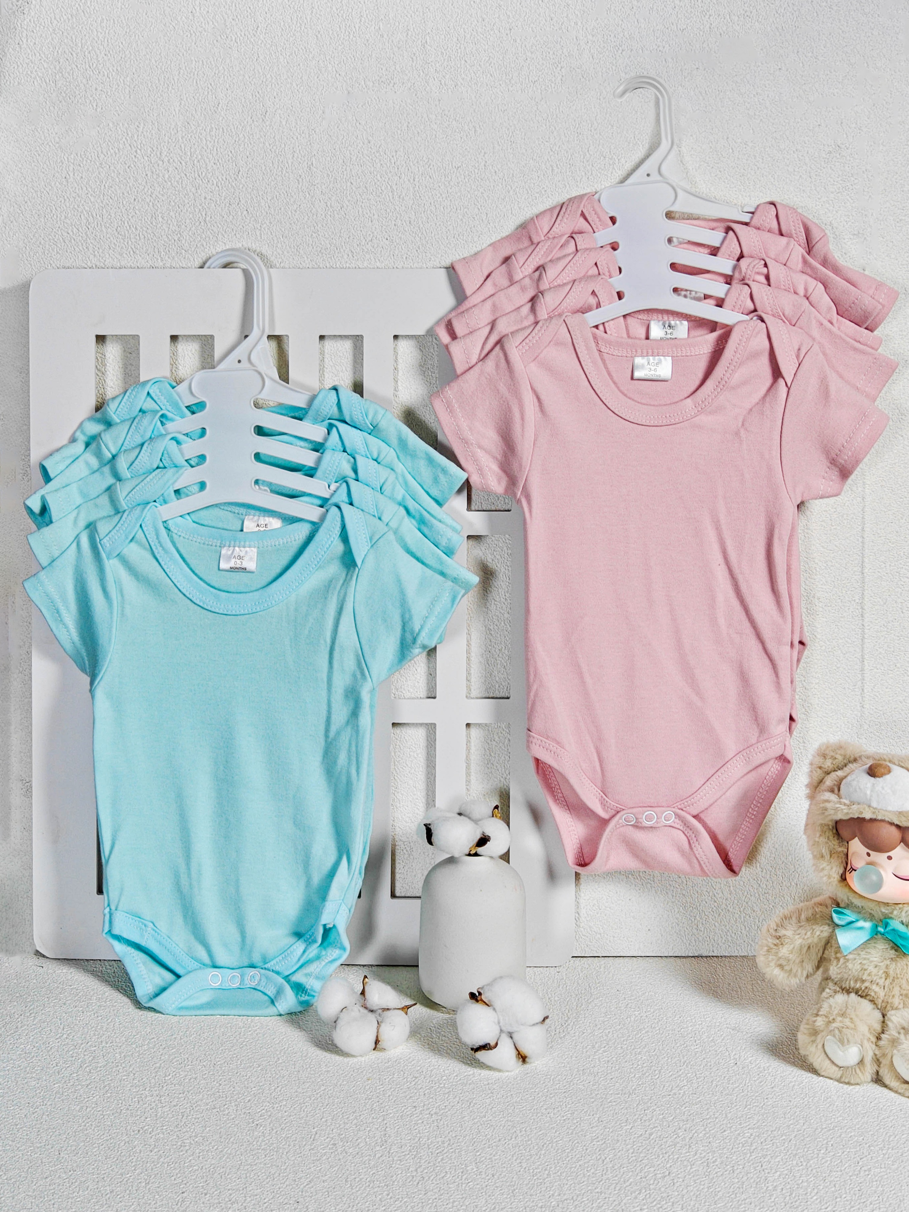 Yusehng Baby Romper Jump Suit Summer Thin And Breathable Short-Sleeved One-Piece Suit Cotton Clothes