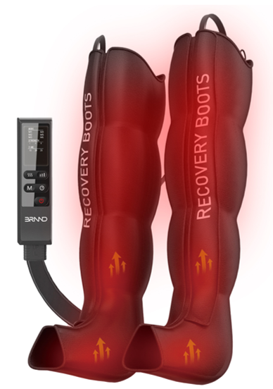 Compression Leg Recovery Boots With Heat
