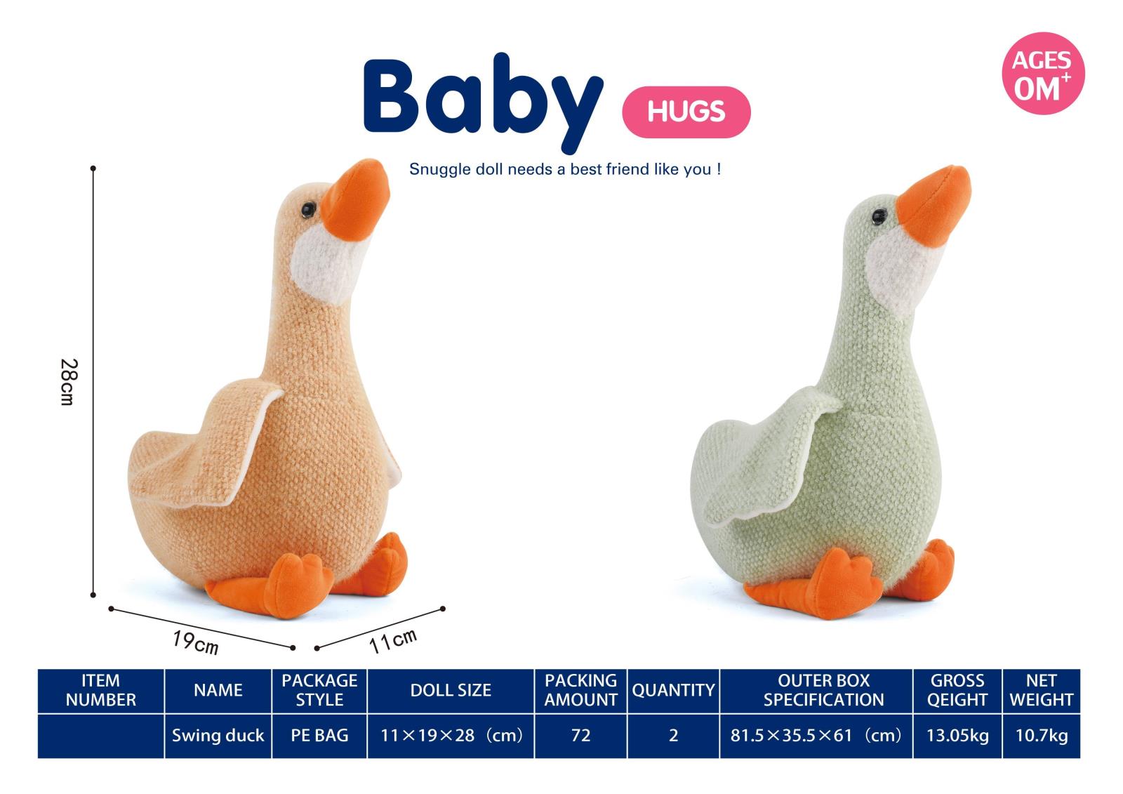 Swinging duck