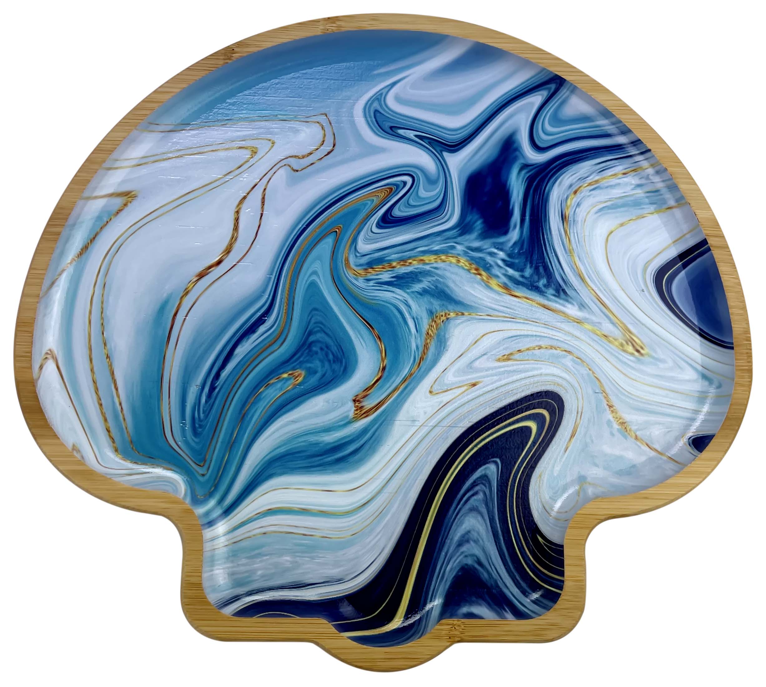 Acacia wooden plate with UV printing