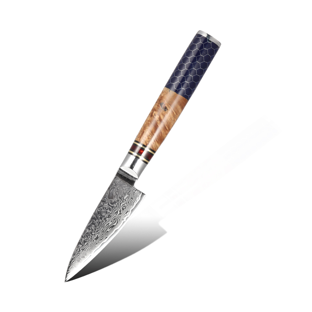 Hip-home Damascus steel kitchen knife professional damask paring knife