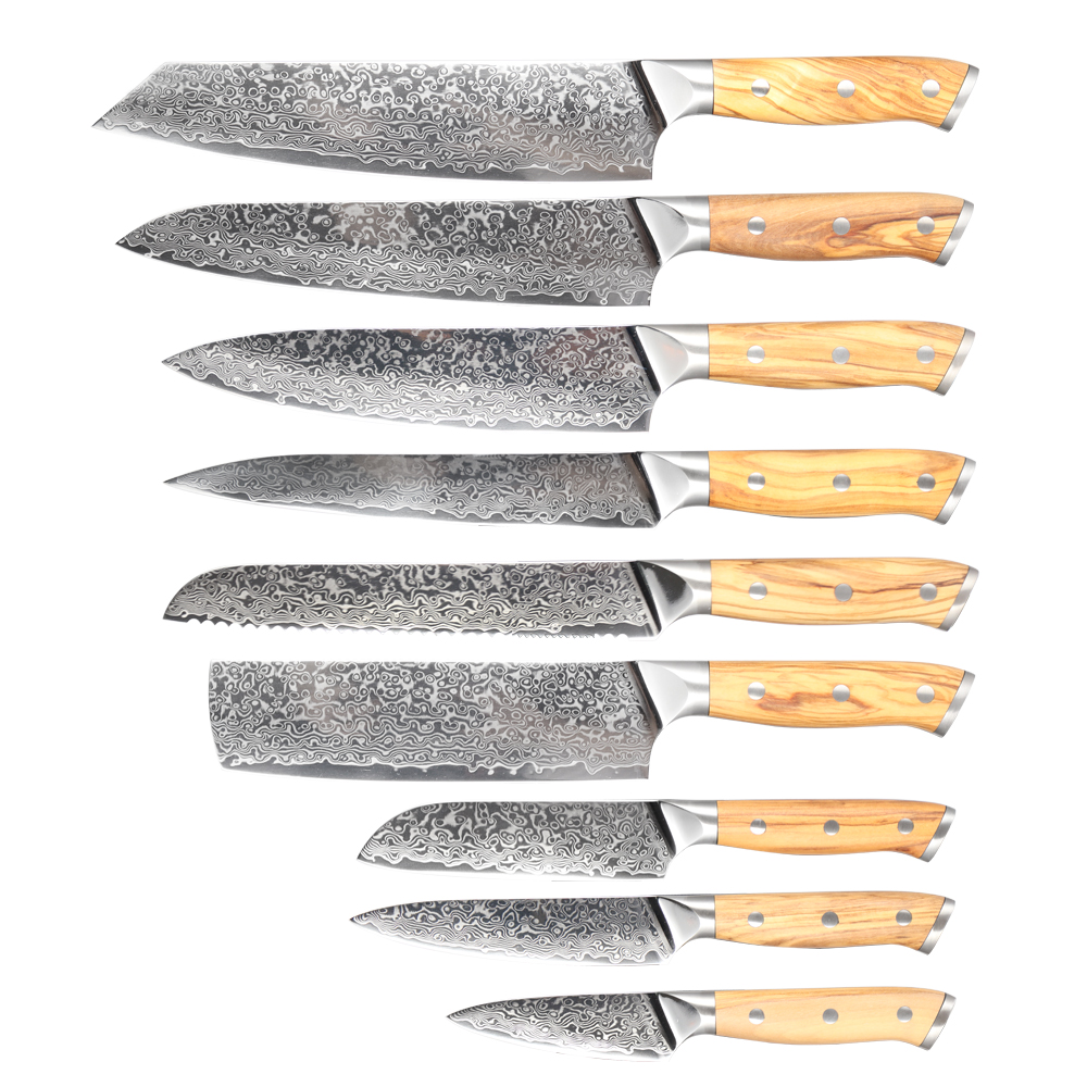 Hip-home Damascus steel kitchen knife professional damask paring knife