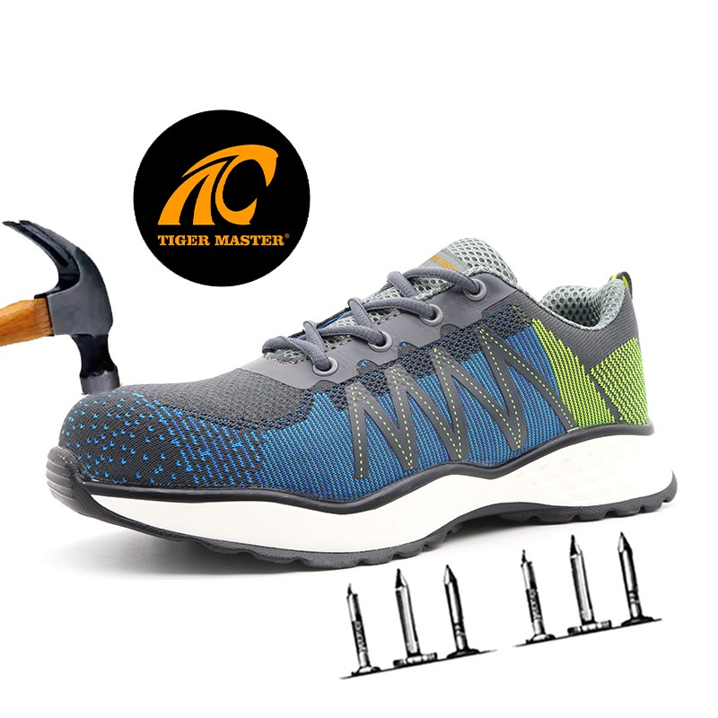 Steel Toe Breathable Fashion Safety Sport Shoes for Men Work
