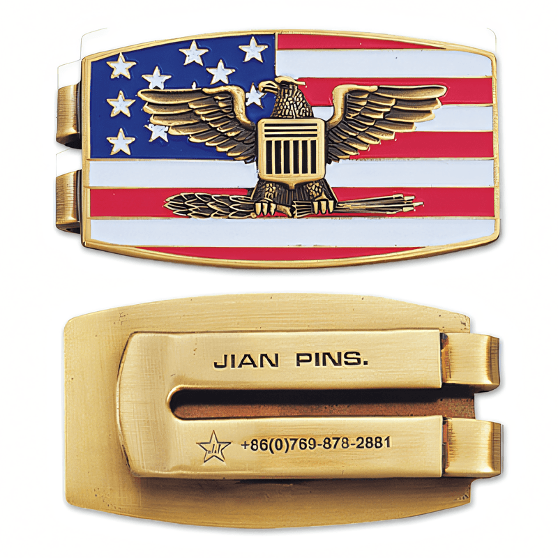 Wholesale Stainless Steel Metal Wallet Souvenir Money Clip for Men