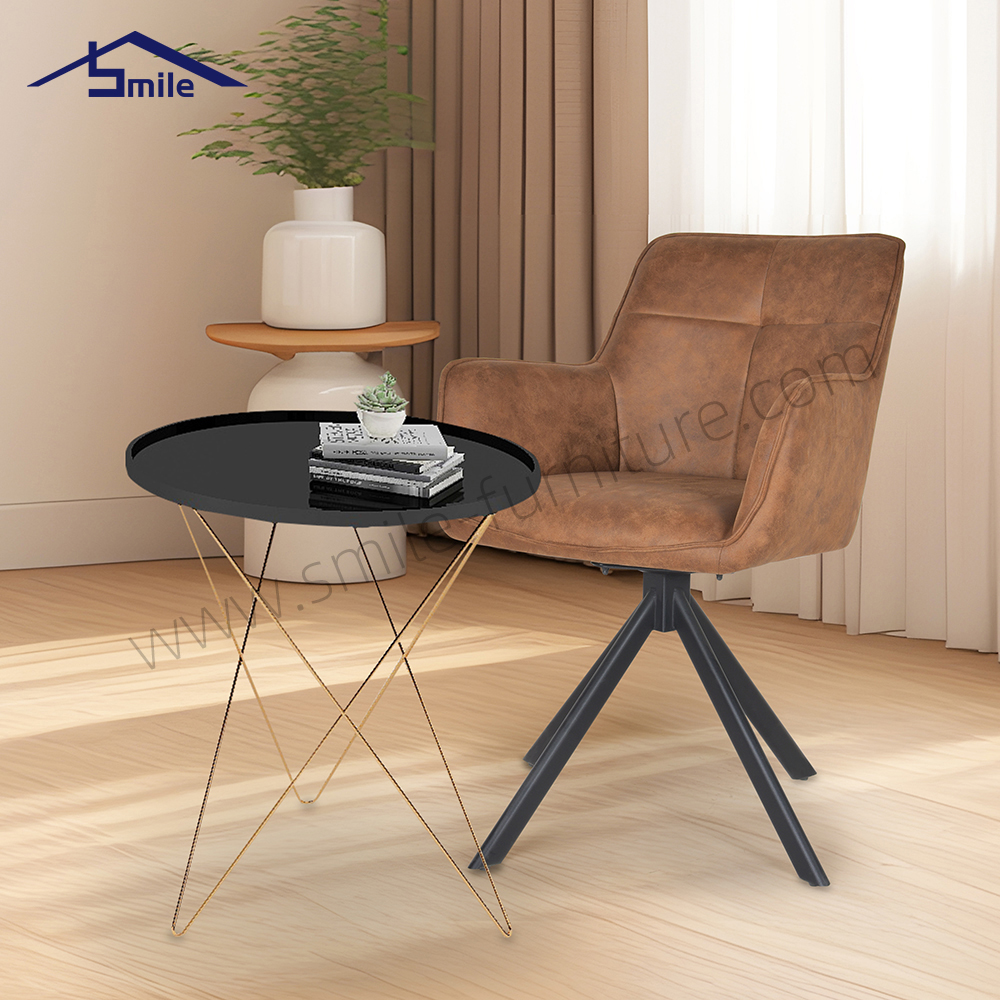 Modern Dining Chair Armless Design Velvet Fabric Comfortable Upholstery for Dining Room Kitchen