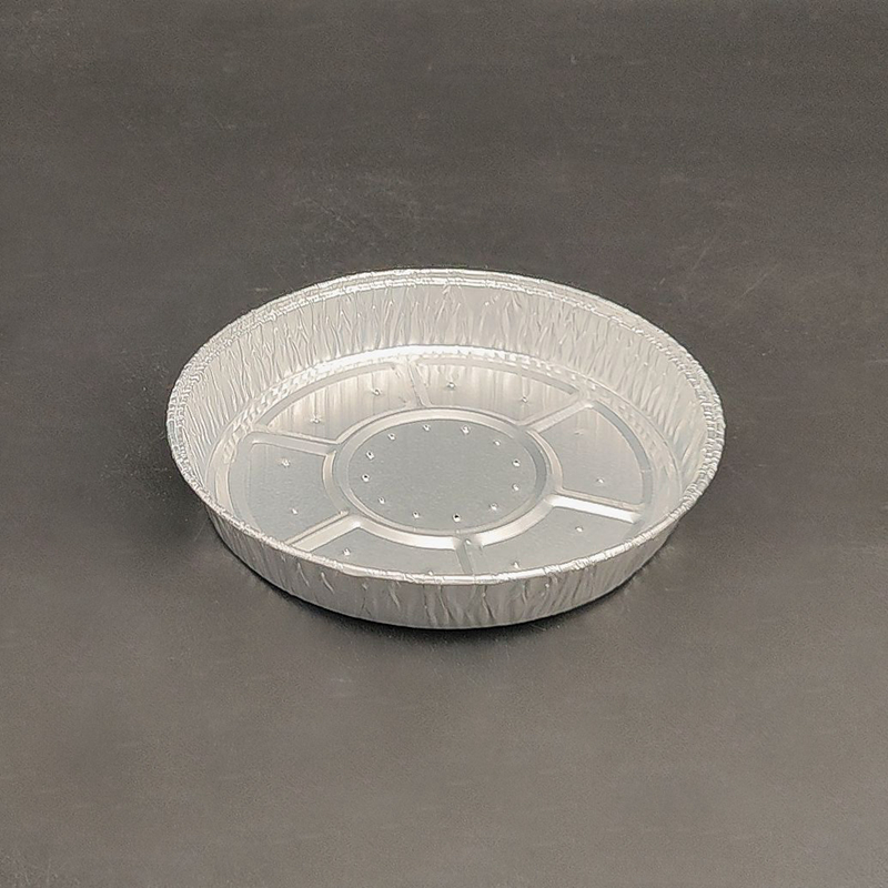 Perforated Round Aluminum Foil Escargot Tray