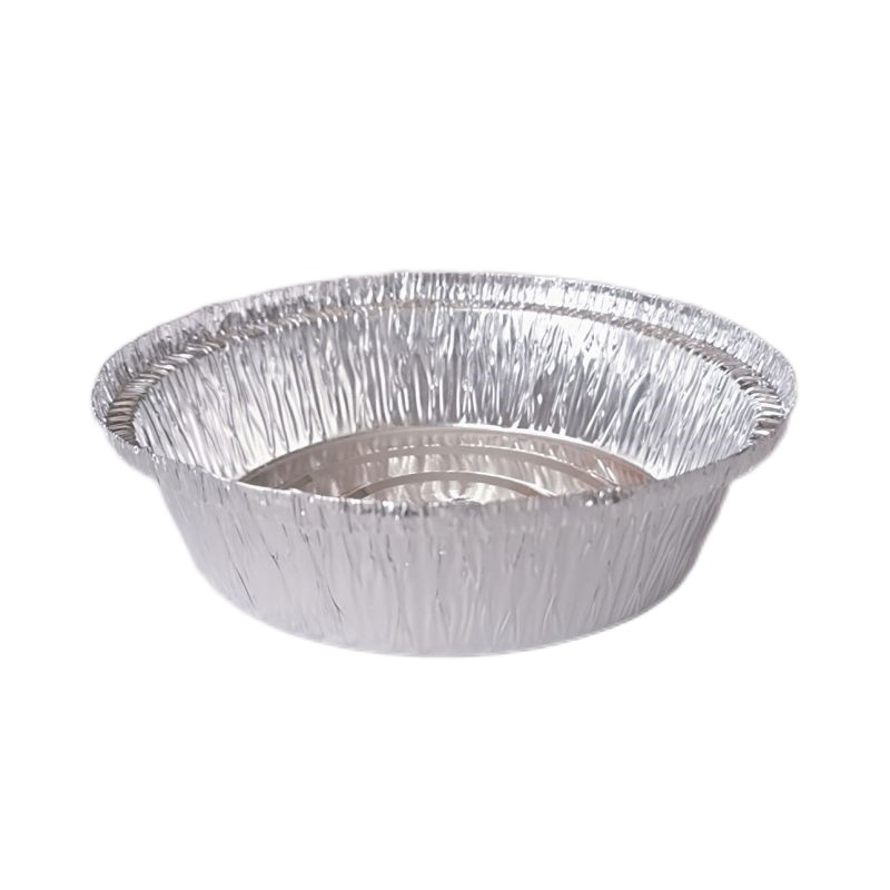 Disposable Round Aluminum Foil Food Containers – Eco-Friendly Baking Trays for Takeaway & Catering