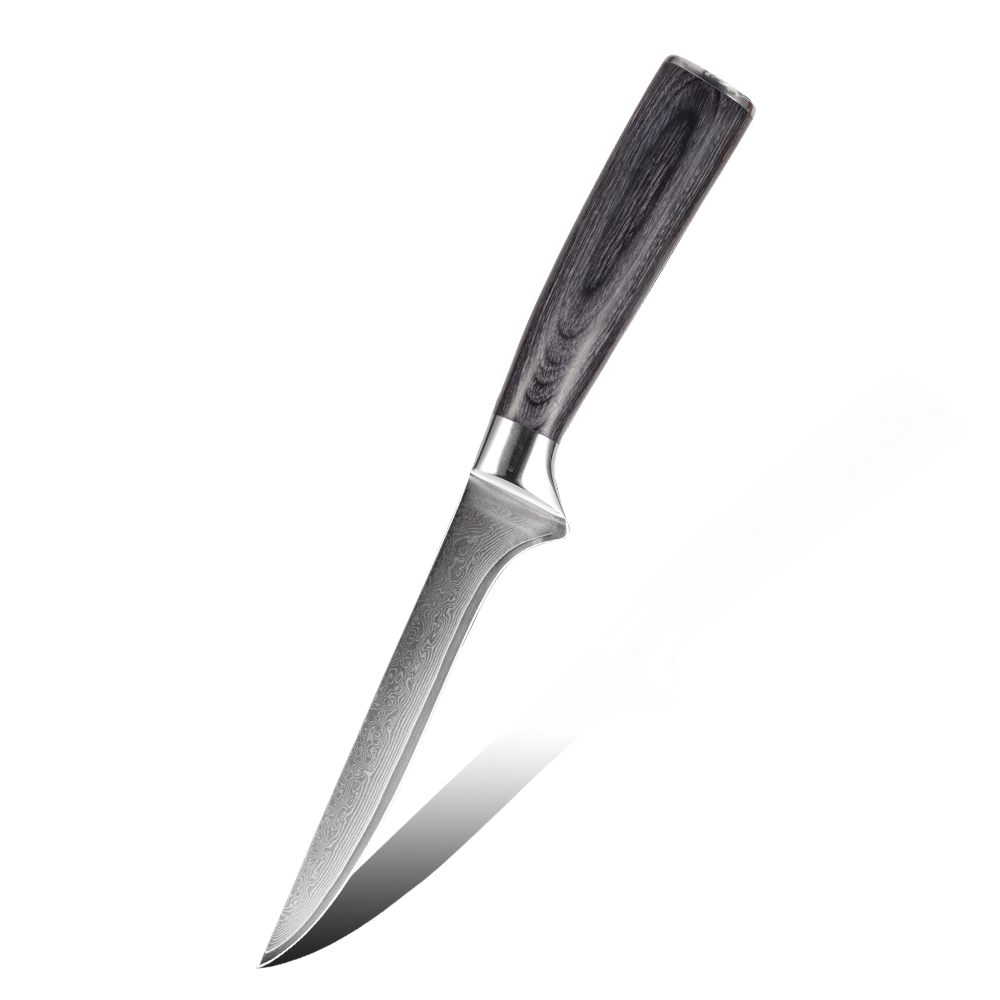 Hip-home Damascus steel kitchen knife professional damask 6inch boning knife