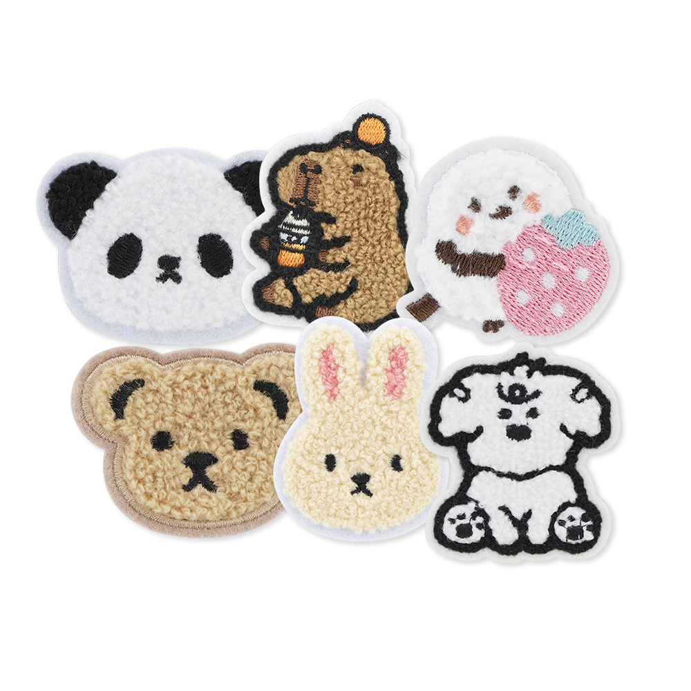 Hotsale Custom Cartoon Chenille Embroidered Hat Patches