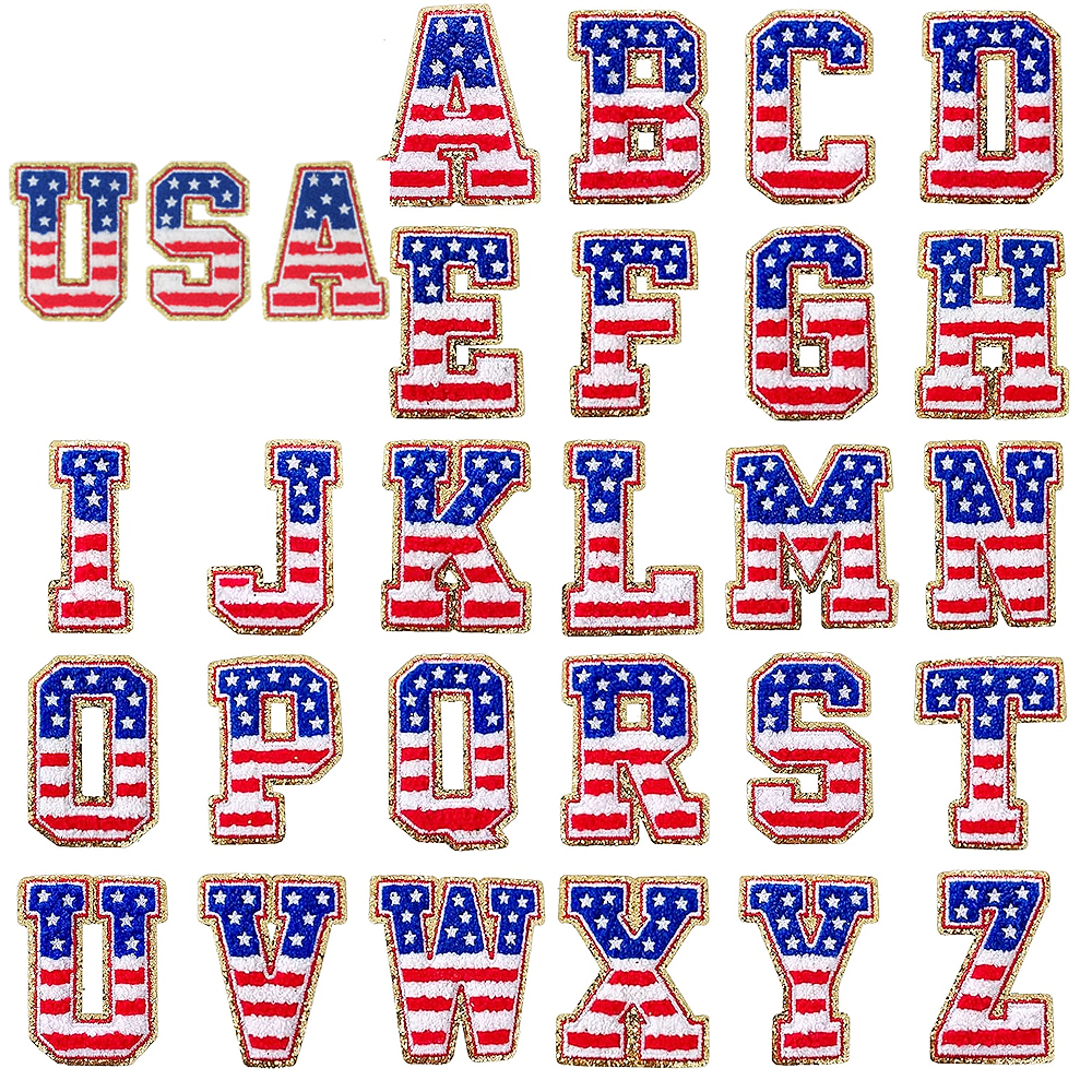 40 Years Manufacturer Custom Numbers and Letters Chenille Embroidery Patch