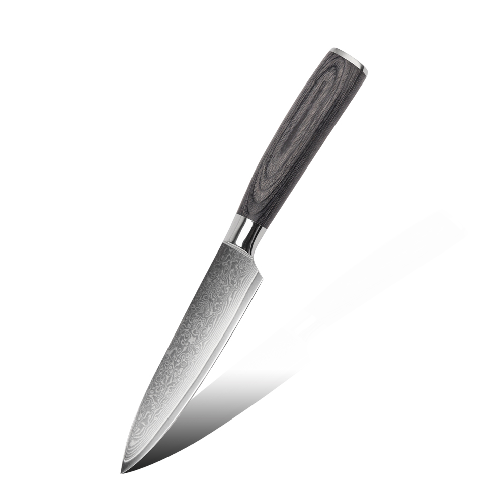Hip-home Damascus steel kitchen knife professional damask 5inch utility knife