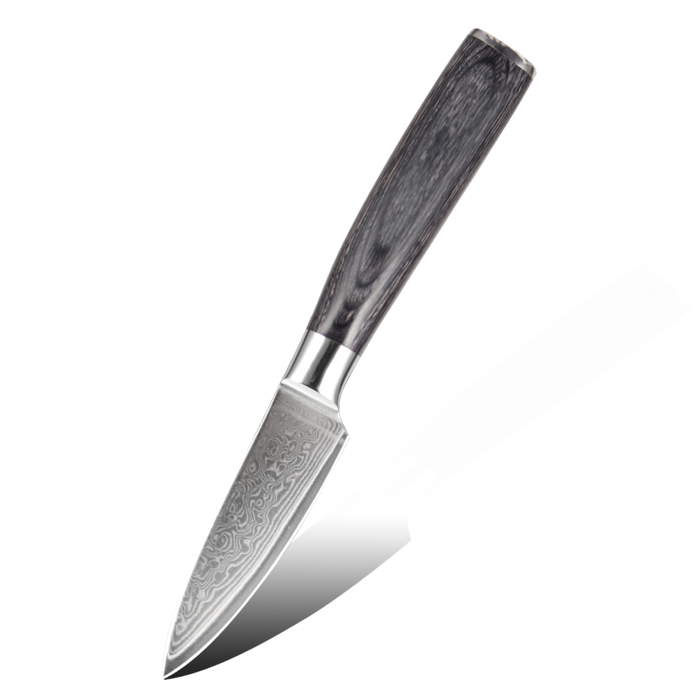 Hip-home Damascus steel kitchen knife professional damask paring knife