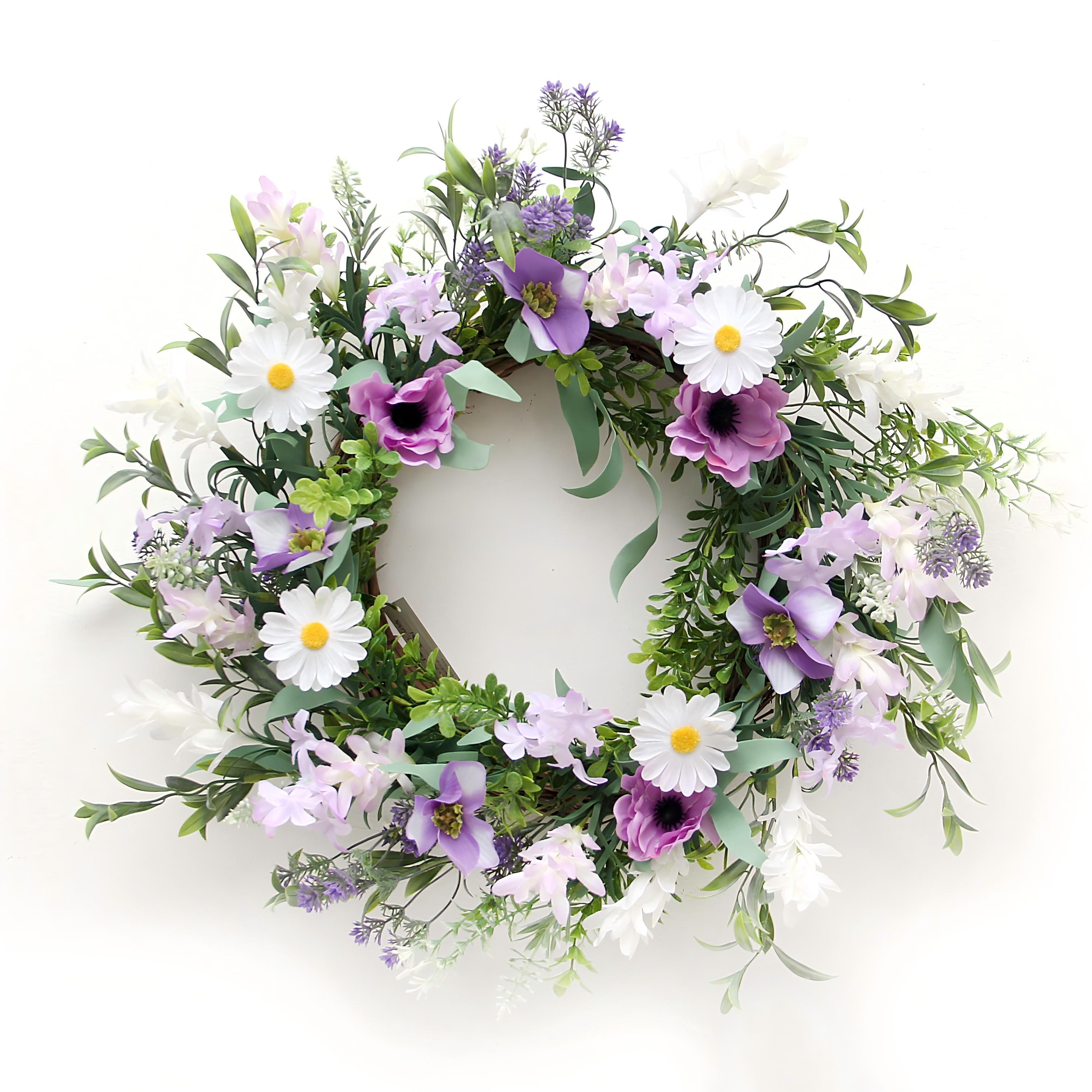 Transworld Artificial Wreath Decorative Flowers, Wreaths and Plants for Interior Wall Decor