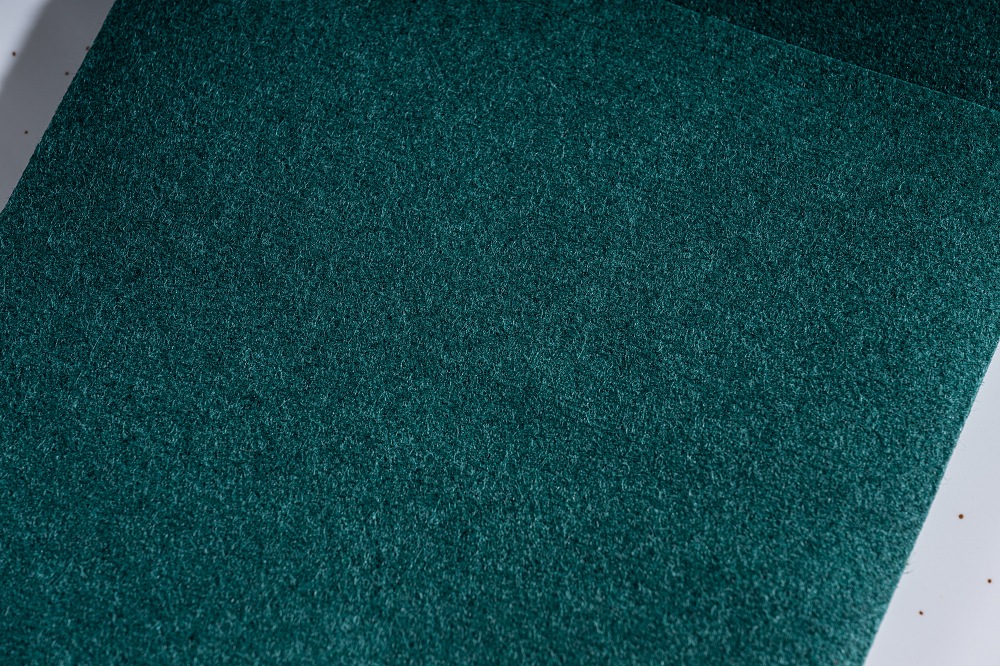 Green procket airlaid napkin