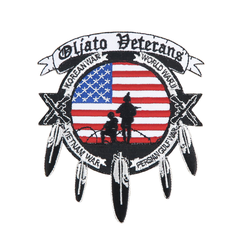 Embroidery Patch Personalize logo Hoodie Heat Press Iron-on Badge