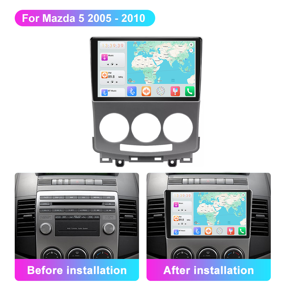 Jmance 9 inch For Mazda 5 2005 - 2010 Frame Multimedia Car Radio DVD Player