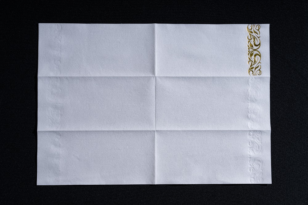 Gold Sunflower Airlaid Napkin