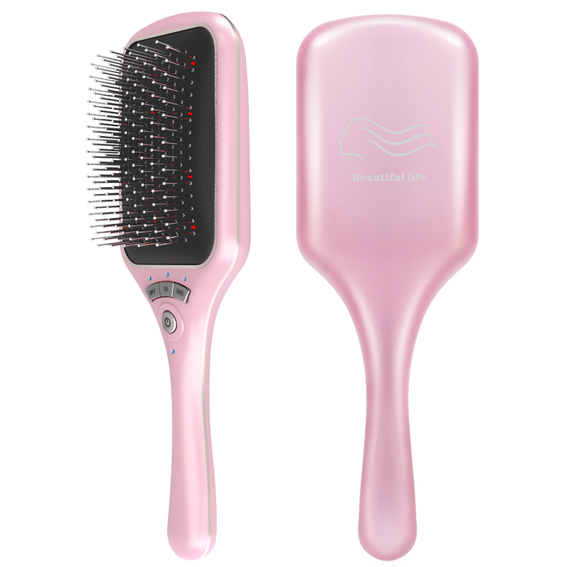 Yikang scalp red light massage comb electric straight hair air cushion comb micro current
