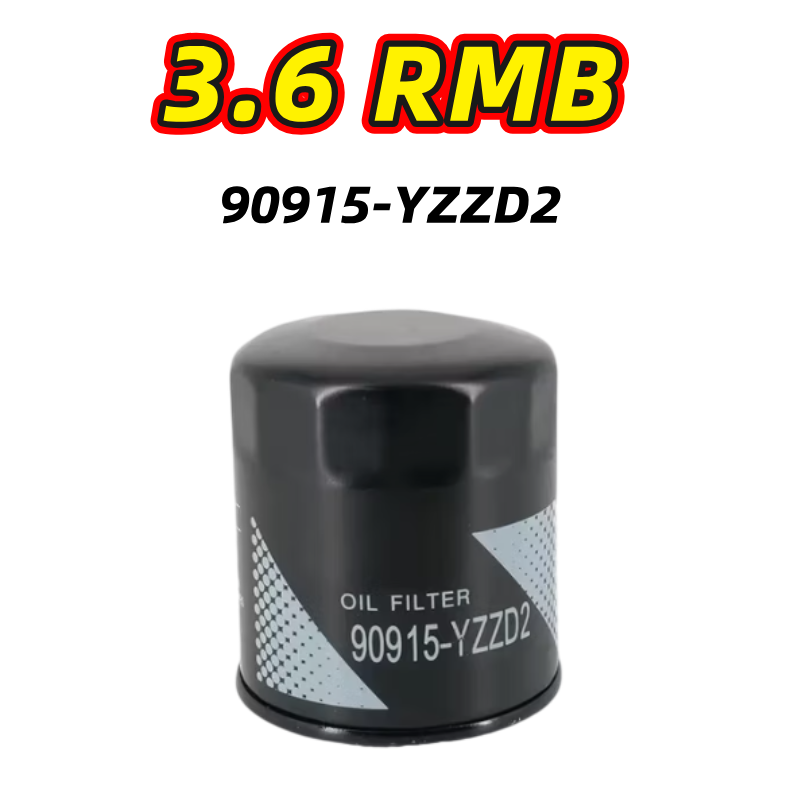 Auto Parts Oil Filter 90915-YZZD2 90915YZZB2 V91110103 90915YZZB3 AY100TY015 90915-YZZB7 90915YZZ