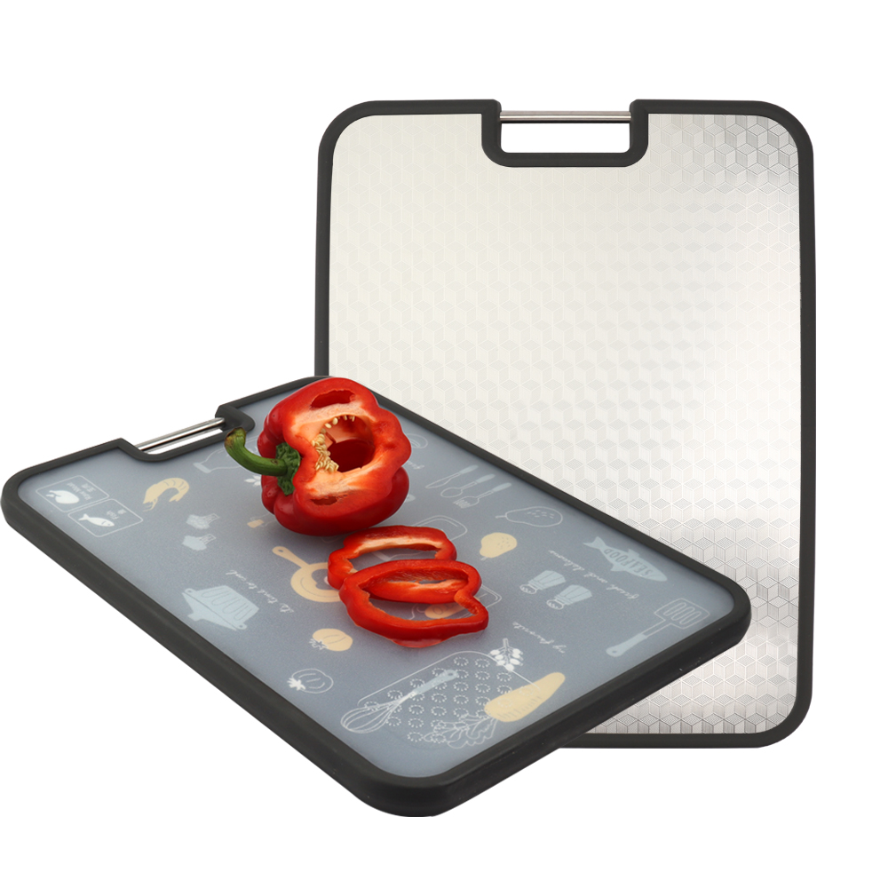 Hip-home Double sided fruit chopping board stainless steel chopping board