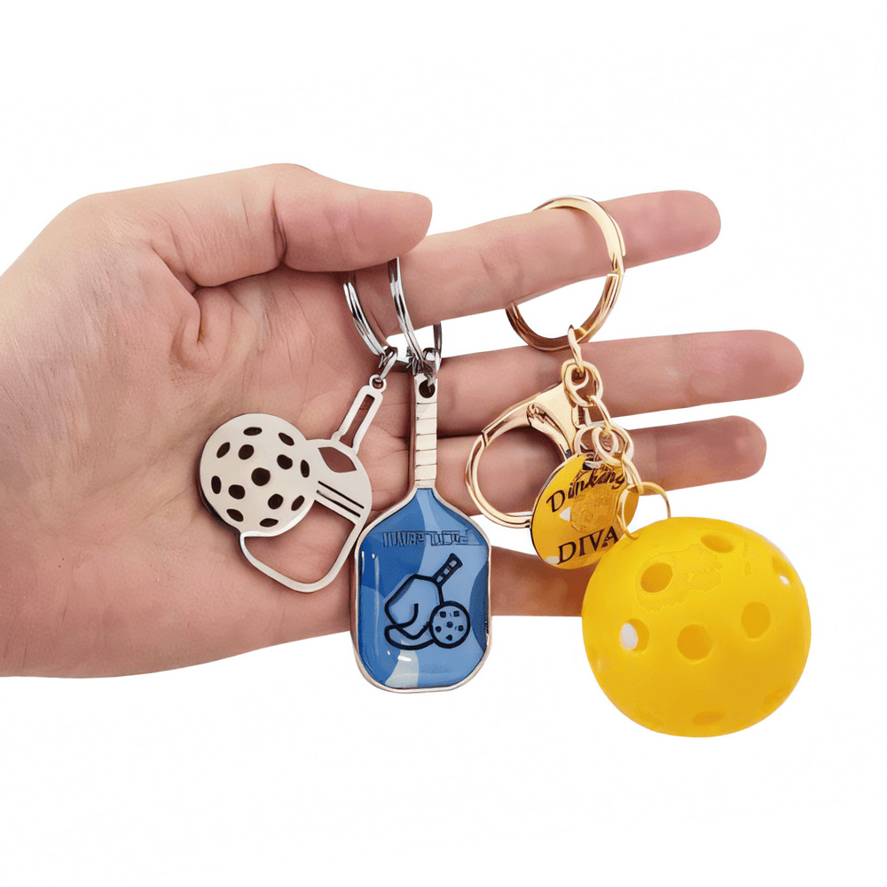 Hot Selling Custom Pickleball Keychain