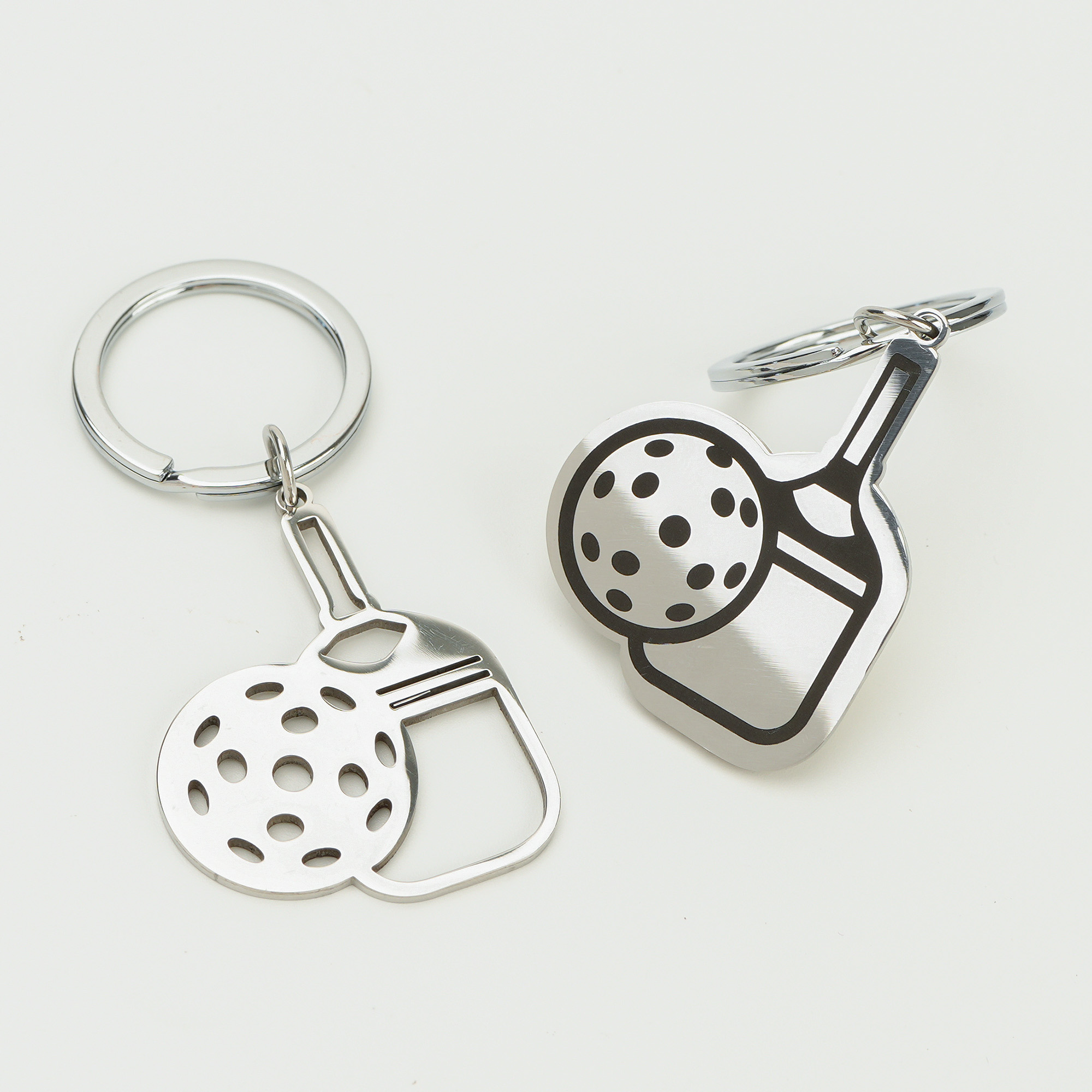 New Pickleball Keychain Zinc Alloy Pendant