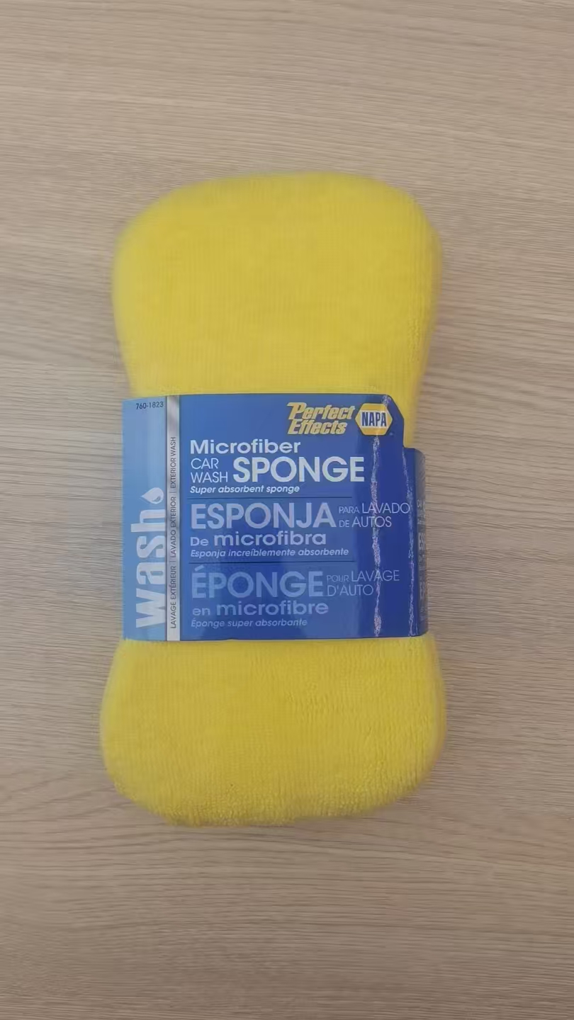 Superfine fiber cleaning sponge