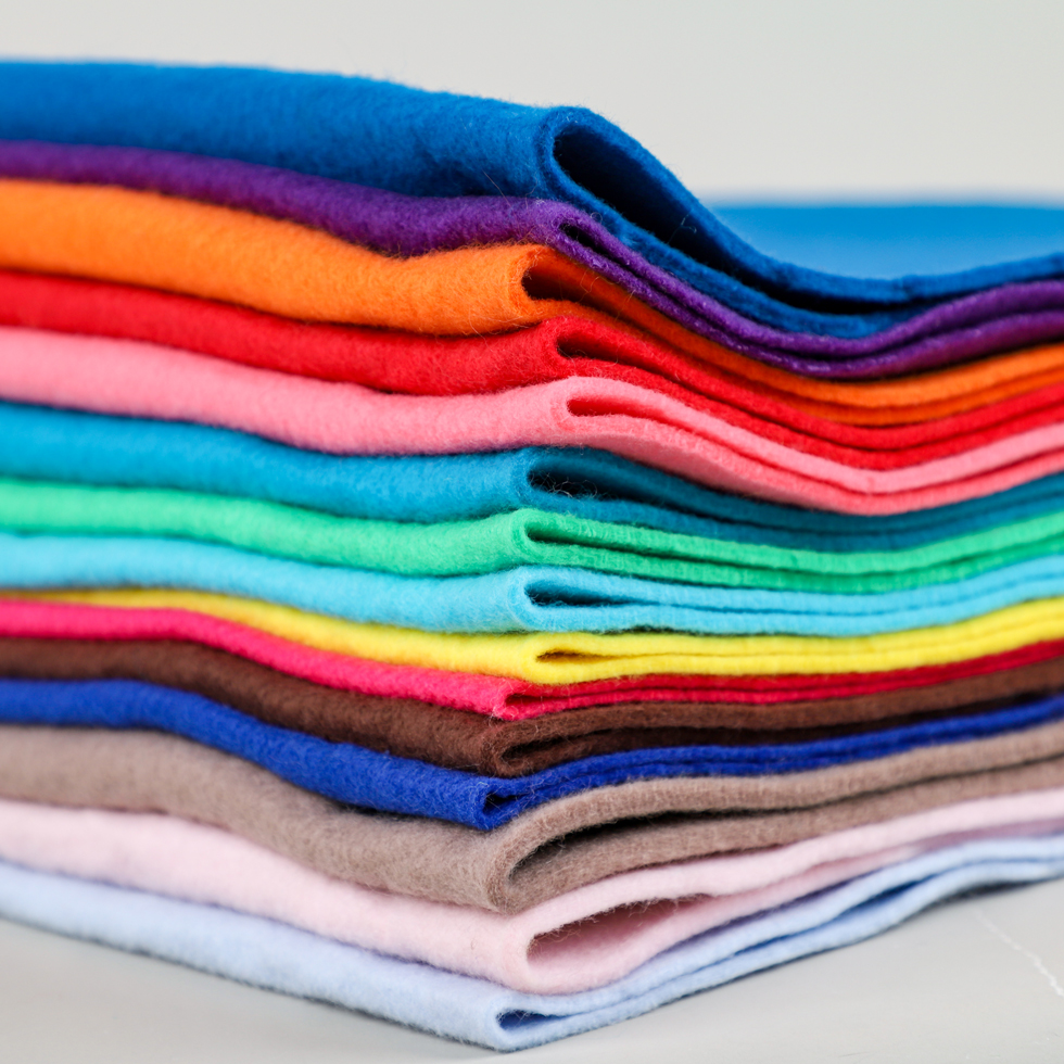 needle punched felt,color felt,nonwoven fabric,needle punched nonwoven fabric,lining fabric