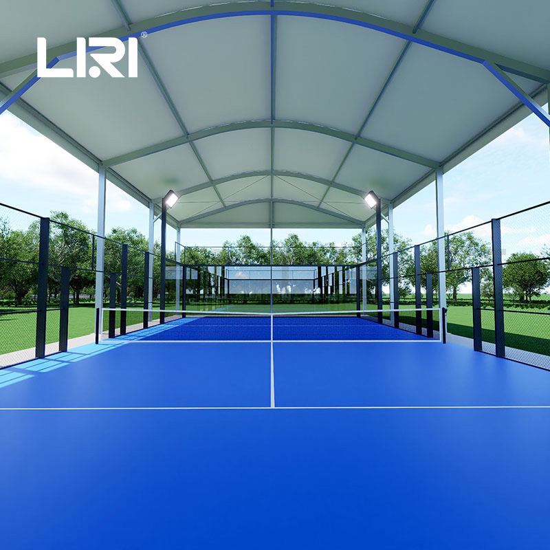 Padel Court Cover, Pickleball Court Roof, Padel Tennis Court Construction