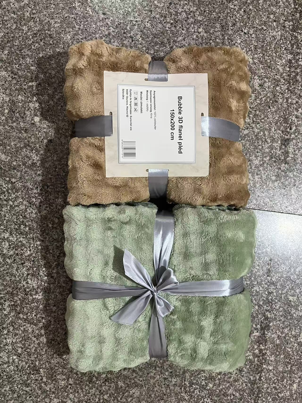 3d Bubble Flannel Blankets