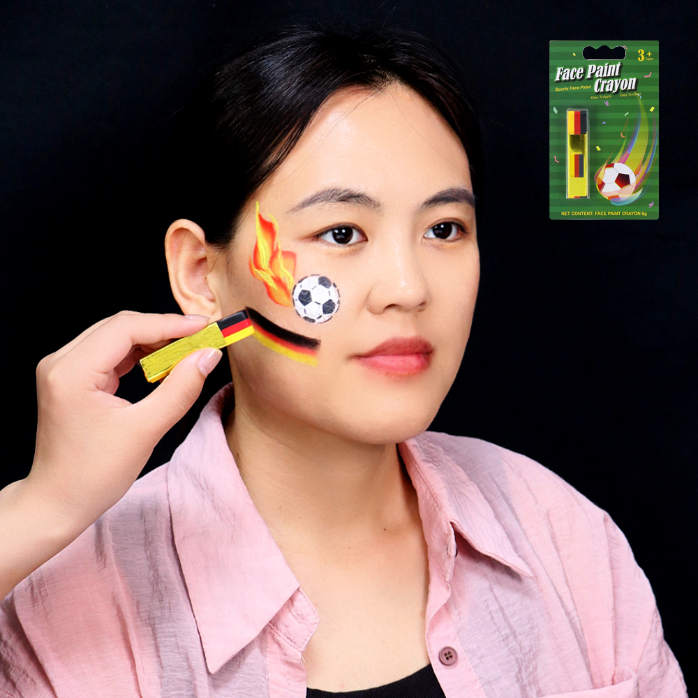 Football Flag Face Paint Stick